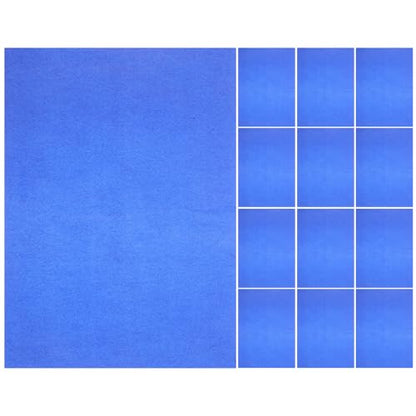 TEHAUX 50 Sheets One-Side Transfer Carbon Paper A4 Blue Graphite Tracing Paper for Artists and Crafts Pattern Transfer Drawing Supplies
