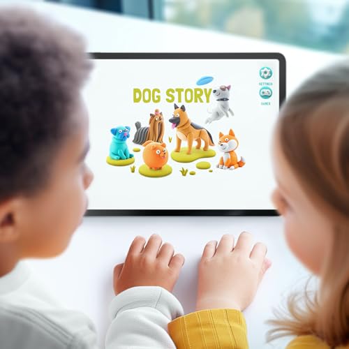 HEY CLAY Dog Story - Air Dry Clay Kit with Interactive App for Kids & Tweens, Modeling Clay and Crafts Set for Kids Ages 6 to 10 - style: Dog Story