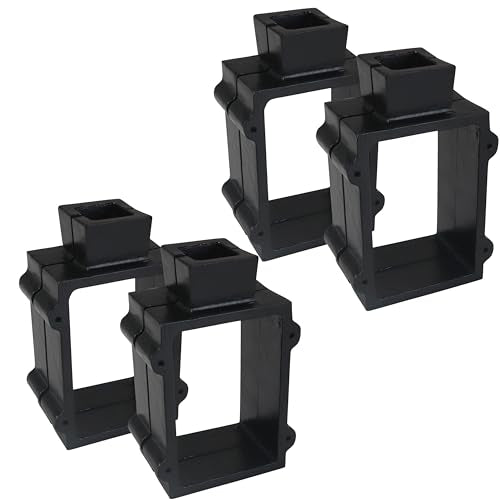 SIMOND STORE 4 PC - Casting Sand Mold - Cast Iron Casting Flask Mold - 4 Located Pins Sand Casting Kit Used as Jewelry Casting Molds, Metal Casting Molds & Pewter Casting Molds - size: 2 Part Flask Mold Pack OF (4)