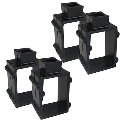 SIMOND STORE 4 PC - Casting Sand Mold - Cast Iron Casting Flask Mold - 4 Located Pins Sand Casting Kit Used as Jewelry Casting Molds, Metal Casting Molds & Pewter Casting Molds - size: 2 Part Flask Mold Pack OF (4)