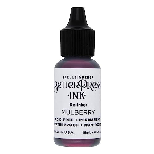 Spellbinders BetterPress Letterpress Ink Pad & Reinkers Bundle (Regal) - color: Regal
