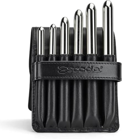 Escoda | Watercolour | Prado Set with 6 Round Travel Brushes for Watercolour | Size 2,4,6,8,10,12 | 6 Brushes | Synthetic Tame | Round Pointed - color: Prado