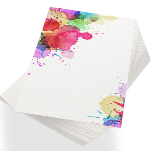 150 Sheets 8.5x11 Watercolor Paper Pad Cold Press Bulk Painting Paper - style: 8.5x11in-110LB/230GSM