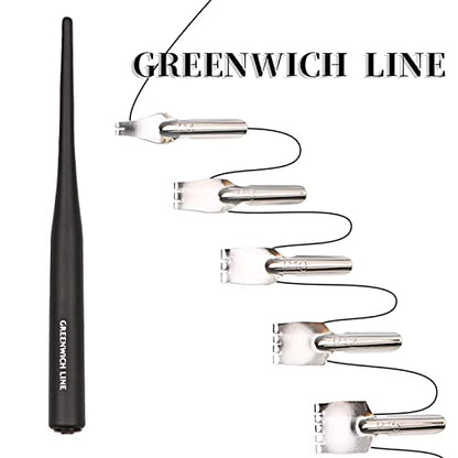 6 Dip Pen Set with 5 Different Nibs Pen Holder Caligraphy Pen Set for Signatures Drawing Writing Cartooning