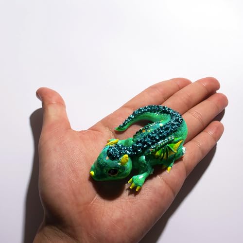 Resin Mold Wing Dragon for Epoxy, Plaster, Ceramic, Polymer Clay, Concrete, Cement Casting 3inch - color: Forest Dragon