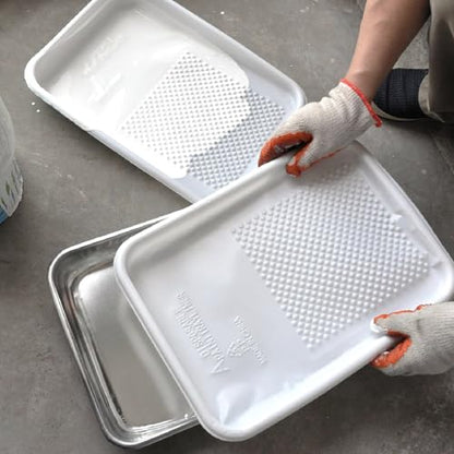 Great Andrew Paint Tray Liners 9 Inch, 13 Pack Disposable Paint Roller Tray Liners, Paint Pan Textured Liners for House Painting Projects, Home or Commercial Use - size: 13 Pack Liners, 9 In