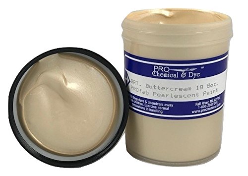 Pearlescent Textile Paint 8 oz. (Buttercream) - color: Buttercream