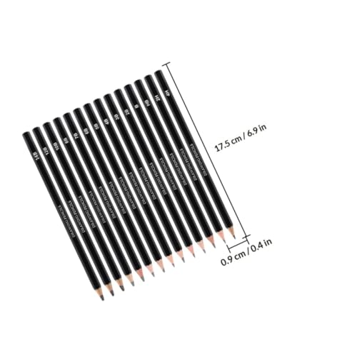 14pcs Graphite Drawing Pencils Set Extra Hard to Very Soft Professional Sketching Pencils for Artists and Students, Multi-hardness Shading and Sketch Art Supplies for School