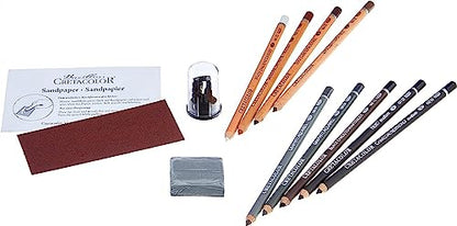 Cretacolor Selection Wood Drawing Set 53 piece