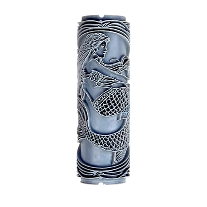 Mermaid Clay Texture Roller 4" for Polymer Clay - color: Mermaid Roller