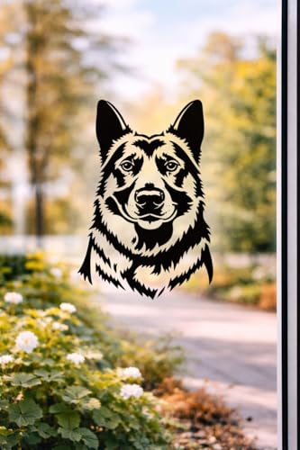 German Shepherd Dog Head Stencil – Reusable Canine Art Stencil for Painting, Crafting and DIY Projects - style: German Shepherd Dog Head