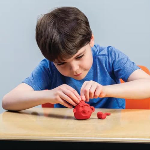 Prang Modeling Clay, Red, 1 lb. Block, Case of 12 Blocks, 192 oz. Total | Pliable, Non-Hardening, Non-Staining, Easy Clean-Up, Perfect for Preschool and Elementary Aged Children - color: Red, size: 1 lb. (Pack of 12)