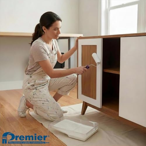 Premier, 44361, 4-Piece 4" Microfiber Mini Paint Roller Kit | Complete 4-piece kit featuring 4" microfiber mini paint rollers engineered for maximum paint pick-up and a flawless finish