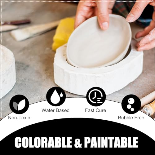 Eco Resin Casting Powder - 50oz / 1400g Fast Cured Plaster Casting Powder for Beginners - 20~30 Minutes Demold, Easy Mixing Water Activated Eco-Friendly Casting Resin for DIY Crafts Making, Home Art - size: 50oz