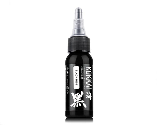 Tattoo Ink, Premium Quality, Precision Medium Viscosity, Rich Hue, Quick Healing, Acrylic-Free, Water-Based, Ready-to-Use Ink for Precision Tattooing (Black Mist, 1 oz) - color: Black Mist, size: 1 oz