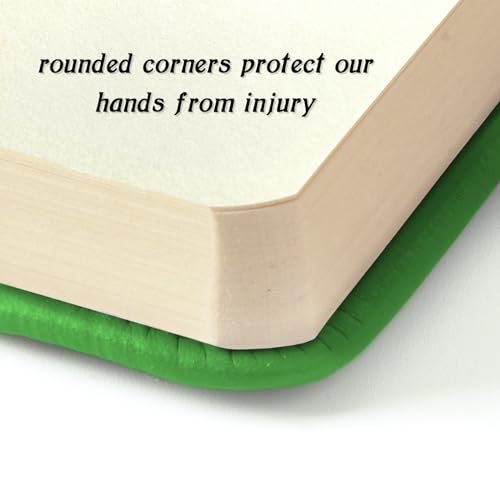 5" x 5" Hardcover Sketch Book,Small Mixed Media Sketch Pad,58 Sheets 150GSM Acid-Free Artist Drawing Paper,Travel Journal Blank Notebook for Adults Painting,Illustration,Art Supplies.Grass Green - color: 150gsm PU-grass green