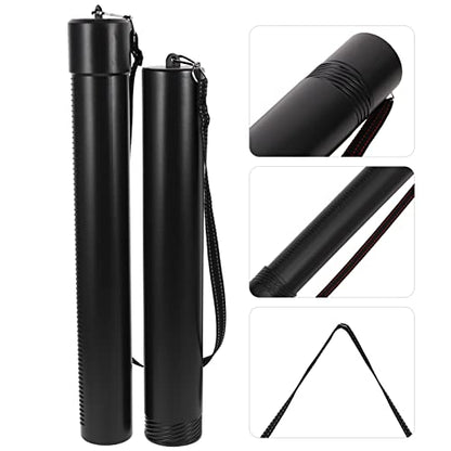 INOOMP Mailing Tubes Poster Tube Poster Carrying Case Telescoping Storage Transit Tube Art Document Poster Transport Tubes with Carrying Strap for Drawing Drafting Map Scroll Fishing Rod Case