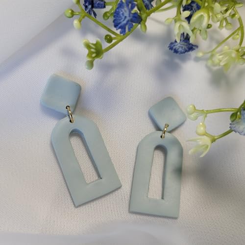 PATIKIL Polymer Clay Cutters, 8 Pcs Round Clay Cutters Circle Shape Cutters Indentation Punch Tools Polymer Clay Earrings Kit Cylinder for Jewelry Earrings Making