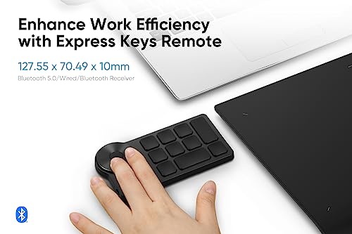 XPPen Wireless Drawing Tablet Deco Pro LW 2nd, 11 Inch Bluetooth Computer Graphics Tablet with X3 Pro Stylus & Mini Key-dial, Digital Drawing Pad for Animation, Digital Art, Video Editing - size: 11 Inch
