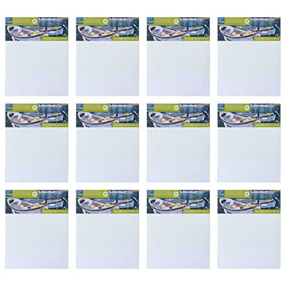 Artist's Loft 16" x 20" Level 3 Gallery Wrapped Heavy Duty Canvas - Archival, Acid Free Cotton Canvas for Paint, Acrylic, & Oils - Bulk 12 Pack - size: 16\ x 20\