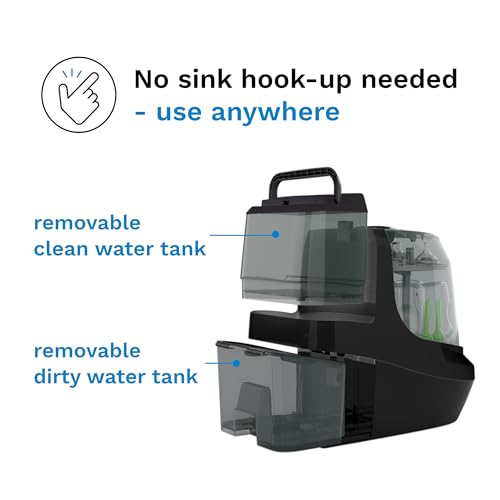 Baby Brezza Bottle Washer Pro - Baby Bottle Washer, Sterilizer + Dryer - All in One Machine Cleans Baby Essentials like Bottles + Pump Parts – Appliance to Replace Bottle Brushes & Drying Racks, Black - color: Black