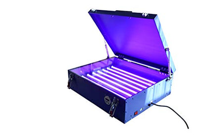 110v Screen Printing Uv Exposure Unit Plate Burning with Cover & 8 Tubes Area 20"24"