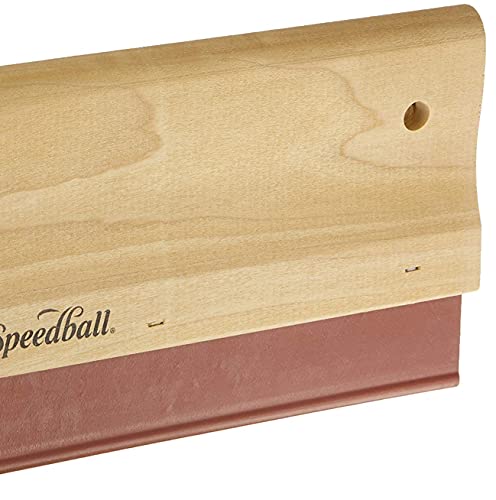 Speedball 12-Inch Nitrile Squeegee, 65 Durometer for Fabric Silk Screen Printing
