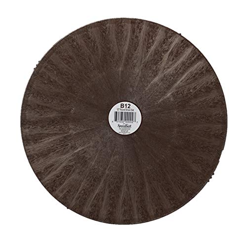 Speedball 12 Inch Round Universal Pottery Wheel Bat, Brown, for Ceramics and Clay Work - color: Brown, size: 12 Inch Round