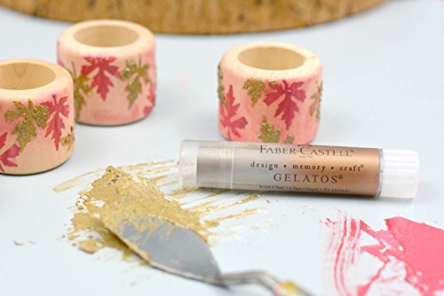 Faber-Castell Gelatos Colors Set, Metallics - Water Soluble Pigment Crayons - style: Metallics