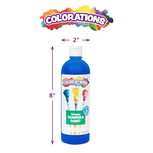 Colorations Paraben-Free Simply Tempera Paint 16 oz -Yellow - color: Yellow