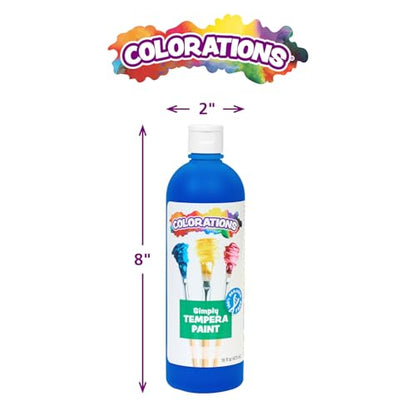 Colorations Paraben-Free Simply Tempera Paint 16 oz -Yellow - color: Yellow