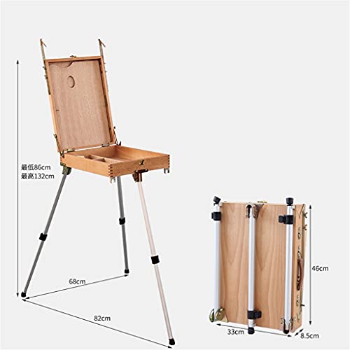 Wooden Easel Portable Folding Table Easel for Drawing Oil Paint Aluminum Alloy Sketch Painting Easel for The Artist Art Supplies,SKCNAG3036