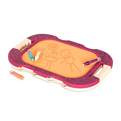 B. toys- Water Doodler- Creative Portable Drawing Board – Kids Water Painting Writing Doodle Board Toy – Perfect Travel Toys for Toddlers - color: Purple & Orange