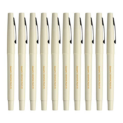 Luxor Graphic Micro Pen Blue Bopp Pouch (pack of 10 pen) - color: Blue