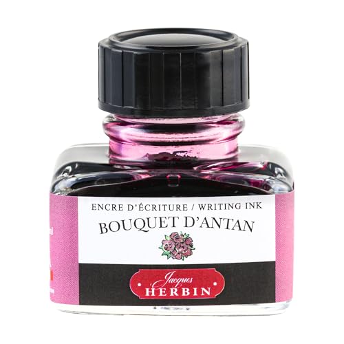 Herbin Fountain Pen Ink - 30ml Bottled - Bouquet d'Antan - color: Bouquet D'antan, size: 1 fl oz