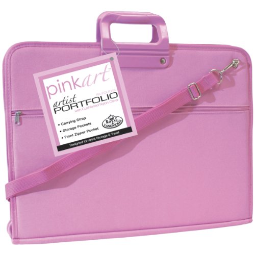 ROYAL BRUSH Pink Art Artist Portfolio Case, 14"X18" - color: Pink, size: UNITS