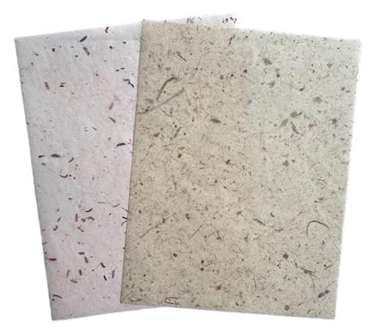 A4 Natural Banana bark, Leaves etc., Mulberry Paper Sheets Art Tissue Washi Paper Design Craft Art Origami Suppliers Card Making Writing Painting 50 Sheets (Mixed Leaves,Banana Bark, etc., A4) - color: Mixed Leaves,Banana Bark, etc., size: 8.3 X 11.7 Inch