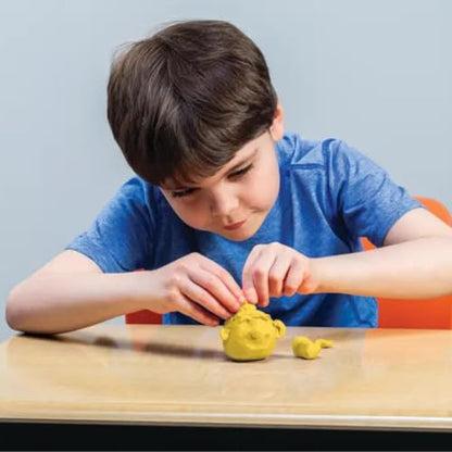 Prang Modeling Clay, Yellow, 1 lb. Block, Case of 12 Blocks, 192 oz. Total | Pliable, Non-Hardening, Non-Staining, Easy Clean-Up, Perfect for Preschool and Elementary Aged Children - color: Yellow, size: 1 lb. (Pack of 12)