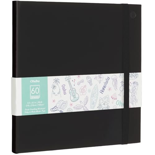 Ohuhu Mix Media Pad + Bleedproof Marker Sketchbook