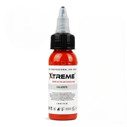 Xtreme Tattoo Ink, Versatile Medium Viscosity for Precision Tattooing, Rich Hue, Quick Healing, Acrylic-Free, Water Based and Premium Quality - Ready-to-Use Tattoo Ink (Caliente, 0.5 oz) - color: Caliente, size: 0.5 fl oz