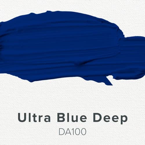 DecoArt DA100-3 Americana Acrylic Paint, 2-Ounce, Ultra Blue Deep - color: Ultra Blue Deep, size: 2 Fl Oz (Pack of 1)