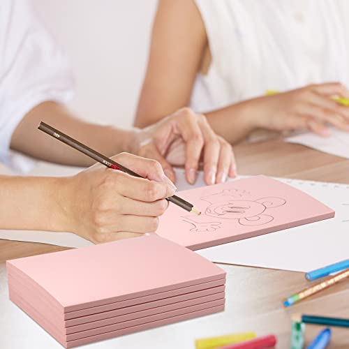 8 Pcs Pink Rubber Carving Linoleum Blocks for Stamp Crafts