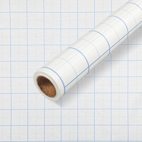 Tinlade White Grid Pattern Paper for Sewing 36 Inch x 20 Yards Grid Graph Tracing Paper Roll for Sewing Patterns Tracing Drafting Dressmaking Crafting Sketching Drawing Teaching Supplies - size: 36 Inch X 20 Yards, style: Grid Style