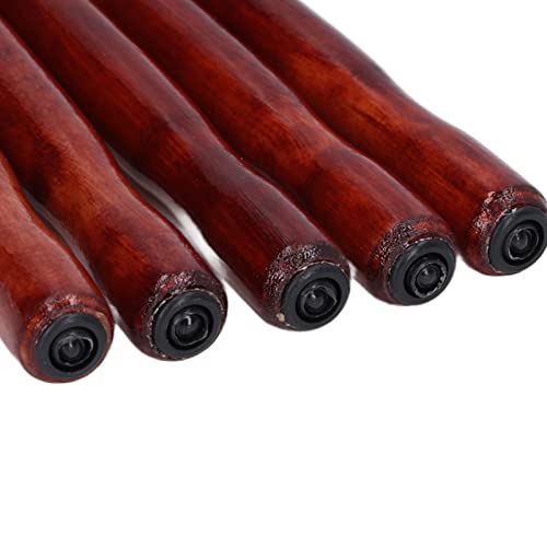 5PCS Dip Pen Nib Holder, 150mm/5.91in Sandalwood Mahogany Color Calligraphy Nibs Holder for Writing and Drawing