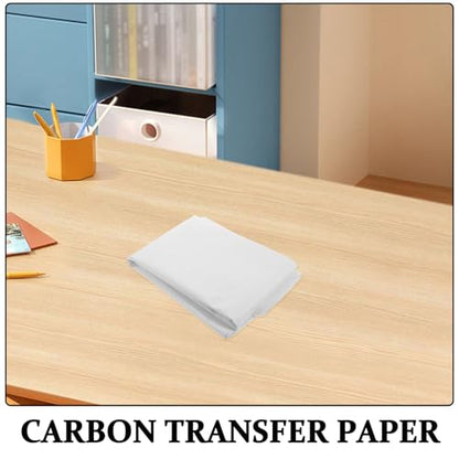 WRITWAA 10 Sheets A4 Carbon Transfer Paper for Woodburning and Crafting, Ultra-Thin Graphite Tracing Paper Sheets for DIY Art Projects and Transfers