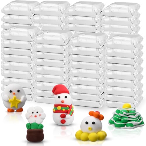 WinnerWhy 72 Pcs 38oz Air Dry Clay Modeling Magic Ultra Light Modeling Clay for Kids DIY for Sculpting Air Dry School Gift(White) - color: white