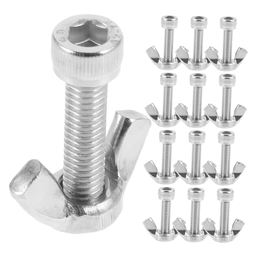 TEHAUX Pottery Wheel Bats 14pcs Metal Screw Set Bat Pins Replacement Ceramic Tools Needle Tools for Clay Sculpting