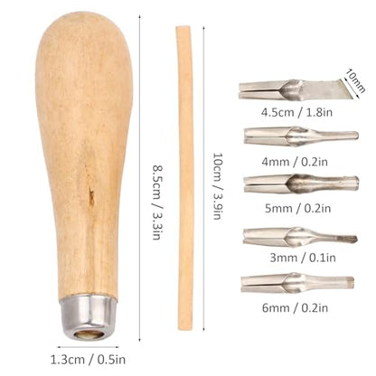 FLEXMAN 2 Set 5 in 1 Linoleum Cutter Tools, Multifunctional Rubber Block Stamp Carving Block Stamp Making Tool Kit for Printmaking Printing Stamp Soft Rubber Crafts