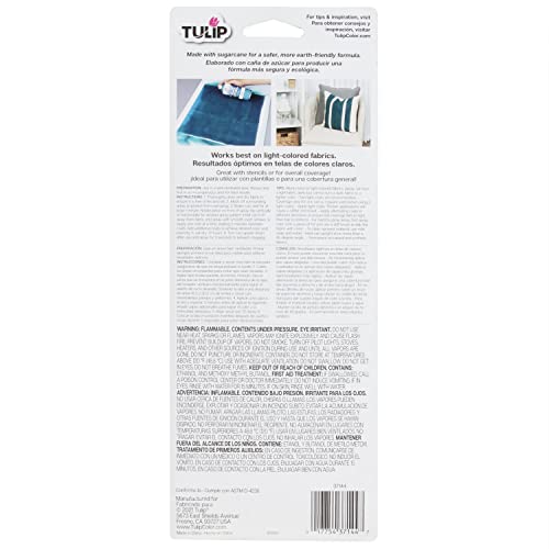 TULIP ColorShot Fabric Spray Paint for Upholstery, Permanent Spray-On Fabric Paint for Furniture, 8 oz, Charcoal Grey - color: Charcoal Grey