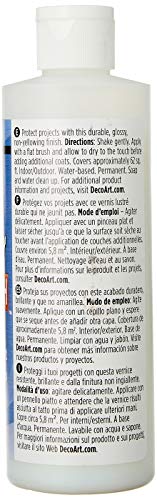 DecoArt DS19-9 American DuraClear Varnishes, 8-Ounce, DuraClear Gloss Varnish
